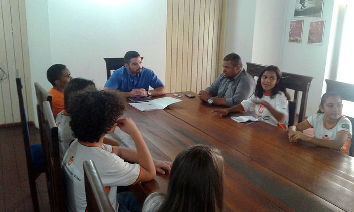 Lukano Sá recebe alunos do IBENS para discussão de projeto social - Imagem 9