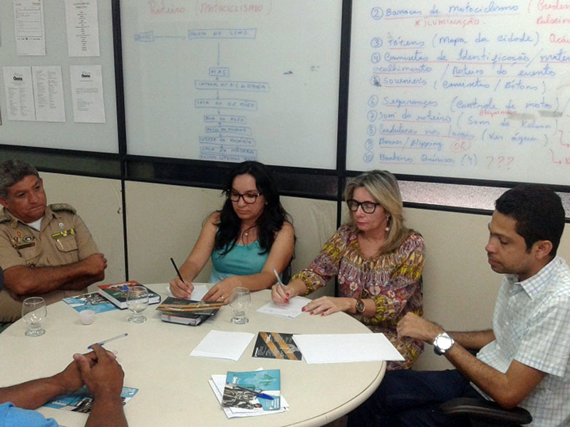 Reunião define logística de segurança para o I Encontro de Motociclistas de Oeiras
