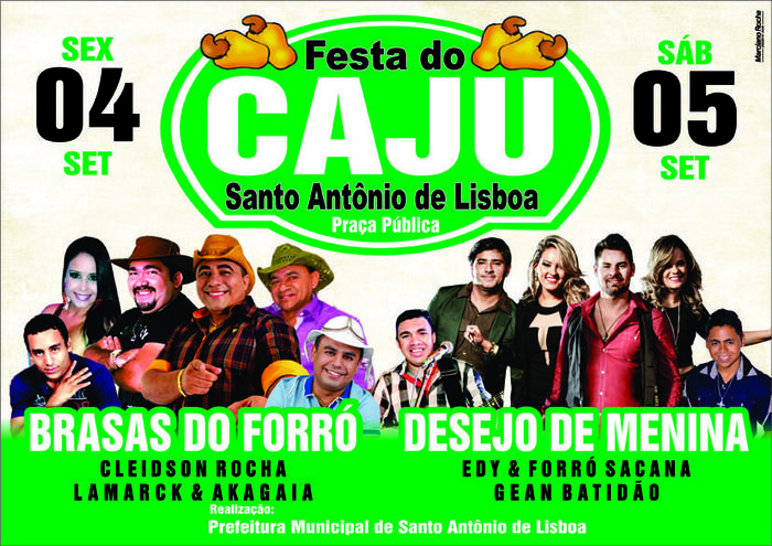 Santo Antônio de Lisboa realizará 12ª festa do caju, confira programação - Imagem 1