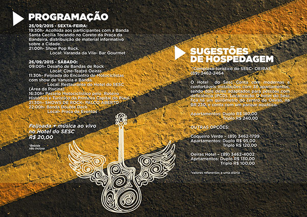 Terceira edição do Rock Oeiras acontece nesse sábado - Imagem 1