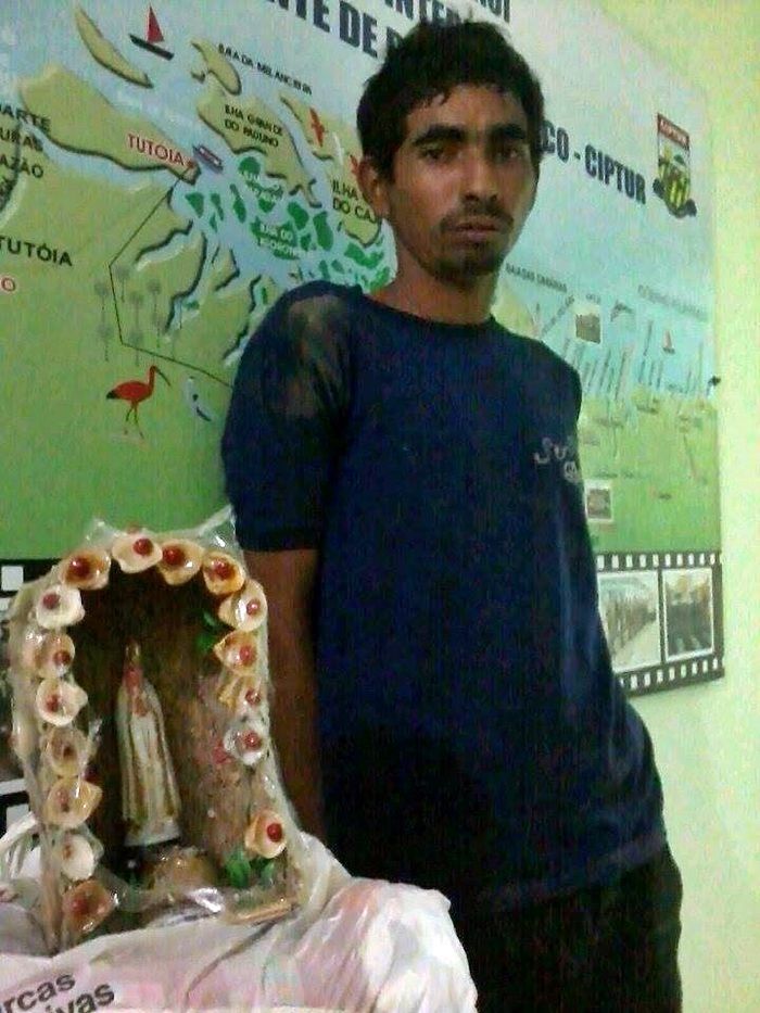 Acusado de invadir residência e furtar imagem de santa é preso em Luís Correia - Imagem 2