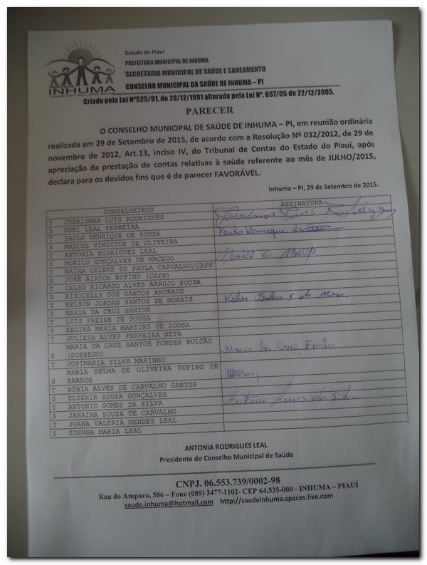 Reunião do Conselho Municipal de Saúde - Imagem 7