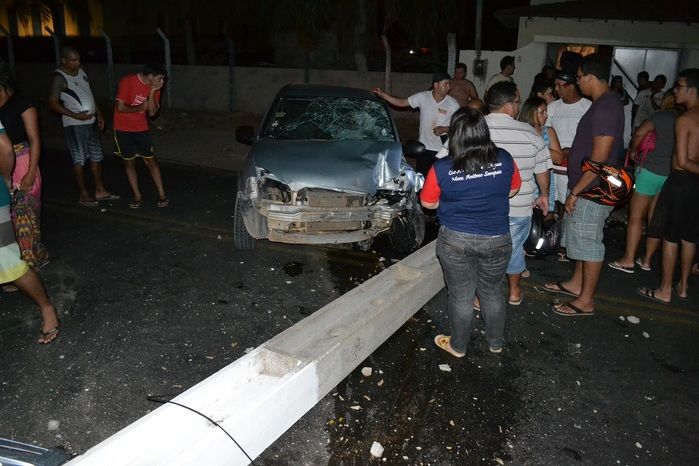Motorista alcoolizado atropela ciclista e derruba poste em Parnaíba - Imagem 4