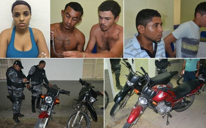 Operação da PM recupera moto roubada e prende cinco pessoas em Parnaíba - Imagem 1