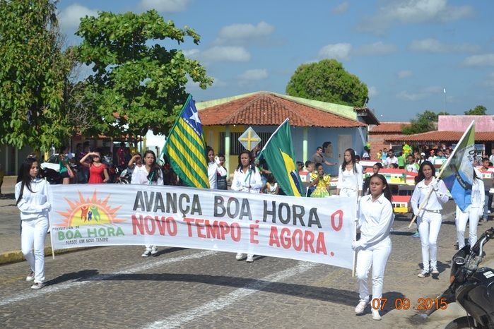 Desfile do 7 de setembro de Boa Hora encantou  expectadores. - Imagem 25