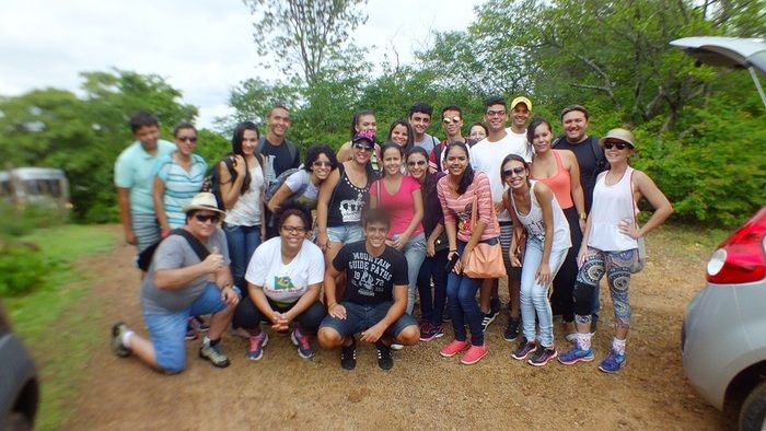 Alunos da UFPI visitam pinturas rupestres em Dom Expedito Lopes - Imagem 12