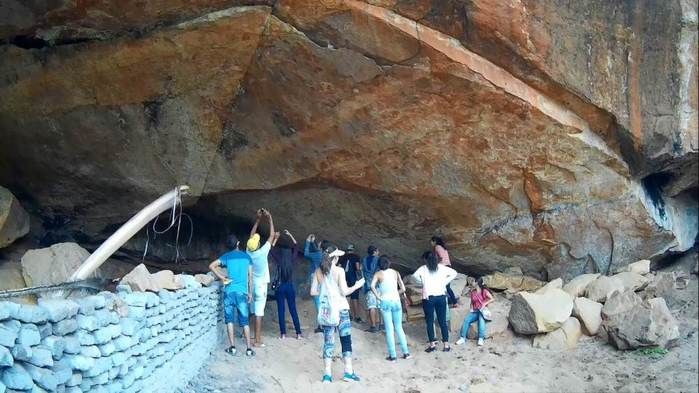 Alunos da UFPI visitam pinturas rupestres em Dom Expedito Lopes - Imagem 68