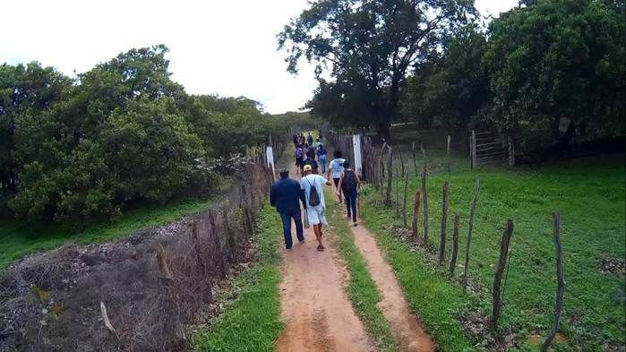 Alunos da UFPI visitam pinturas rupestres em Dom Expedito Lopes - Imagem 43