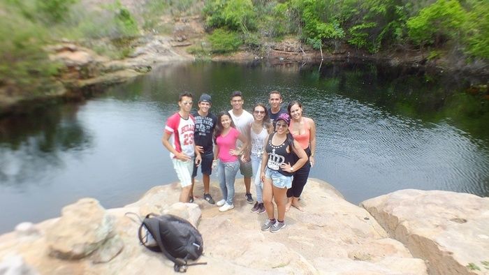 Alunos da UFPI visitam pinturas rupestres em Dom Expedito Lopes - Imagem 26