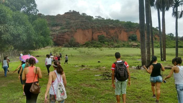 Alunos da UFPI visitam pinturas rupestres em Dom Expedito Lopes - Imagem 94