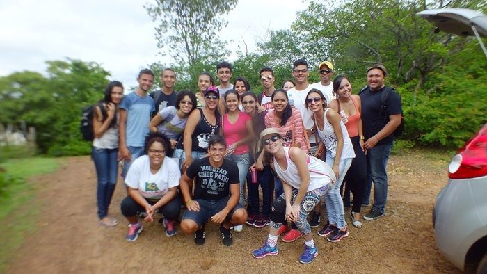 Alunos da UFPI visitam pinturas rupestres em Dom Expedito Lopes - Imagem 11