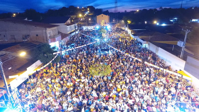 Carreata da Libertação (Crédito: Drone)