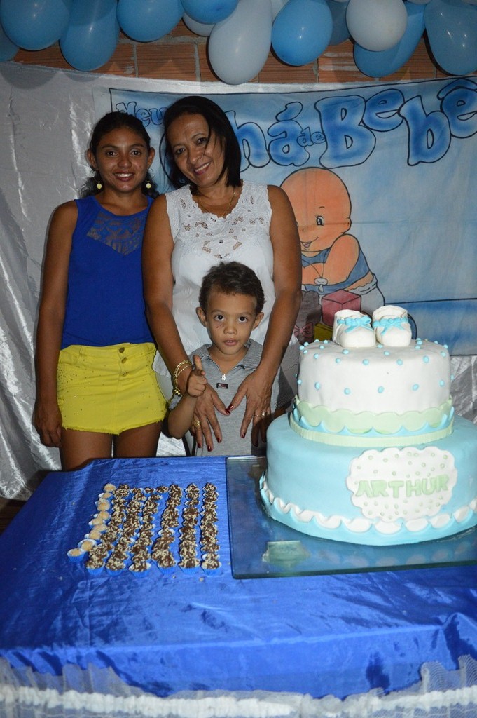 Jovem Uena realizou chá de bebê, e aguarda chegada do  Artur. - Imagem 16