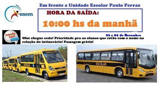 Atenção comunicado da escola Paulo Ferraz. - Imagem 1