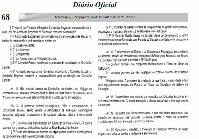 Seduc/PI realizará seleção para diretores e coordenadores - Imagem 3