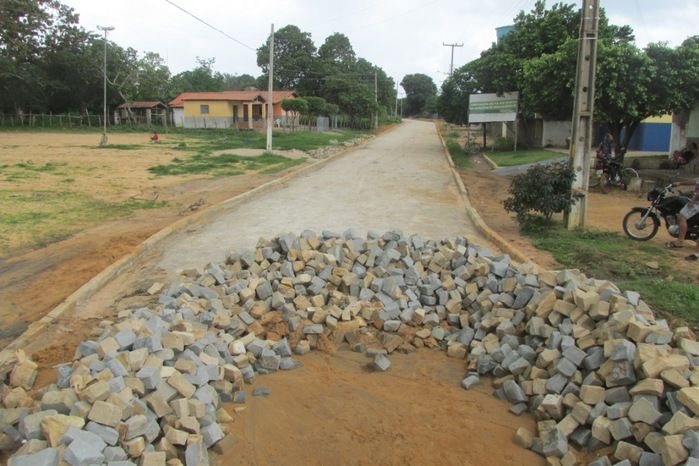 Obra de Calçamento deixa o Povoado Boi Morto de Cara Nova - Imagem 1