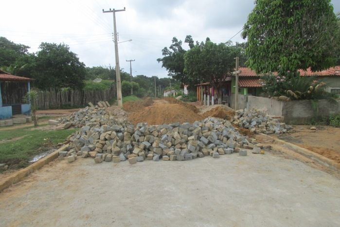 Obra de Calçamento deixa o Povoado Boi Morto de Cara Nova - Imagem 2