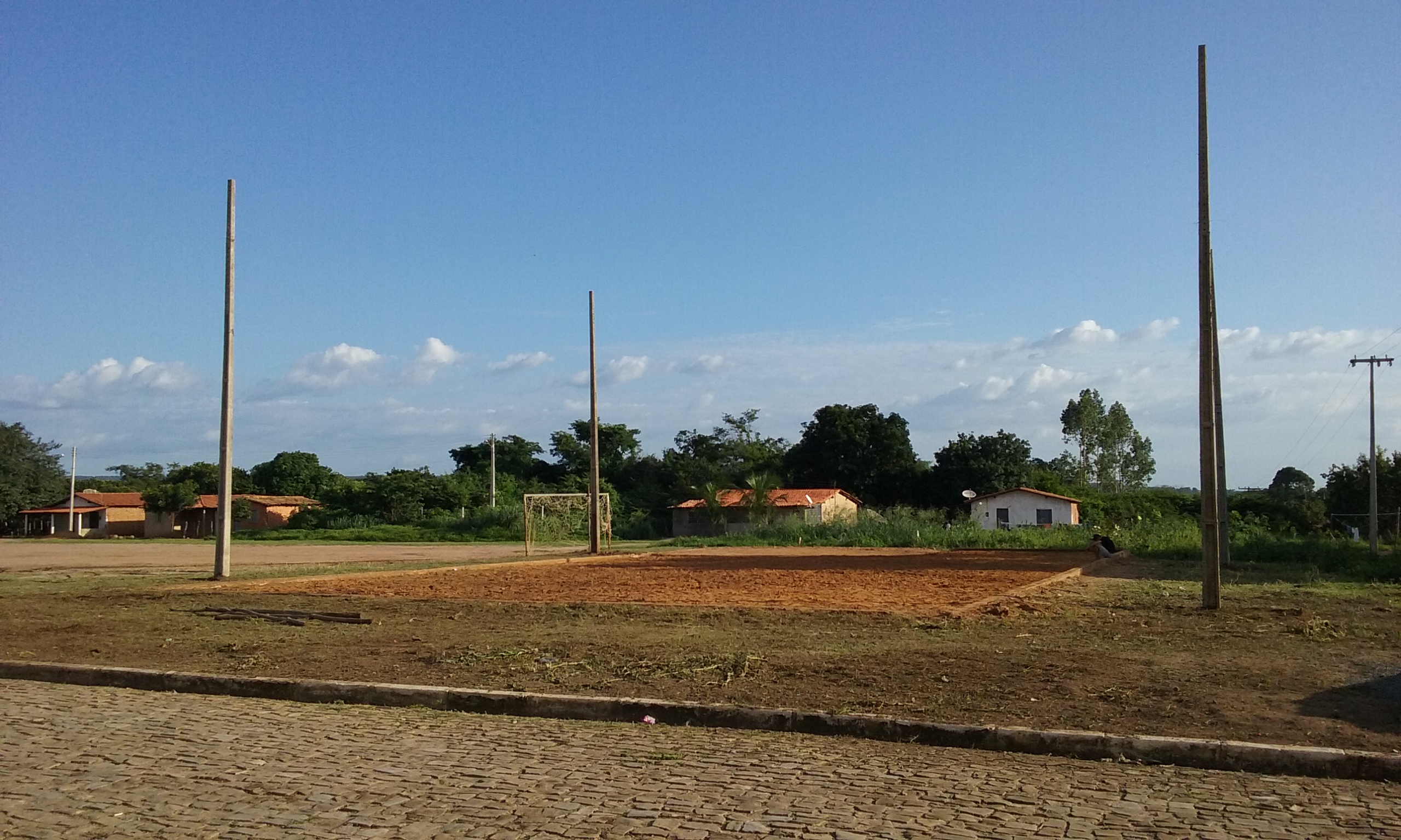 Prefeitura começou Obra da construção da Quadra de esportes