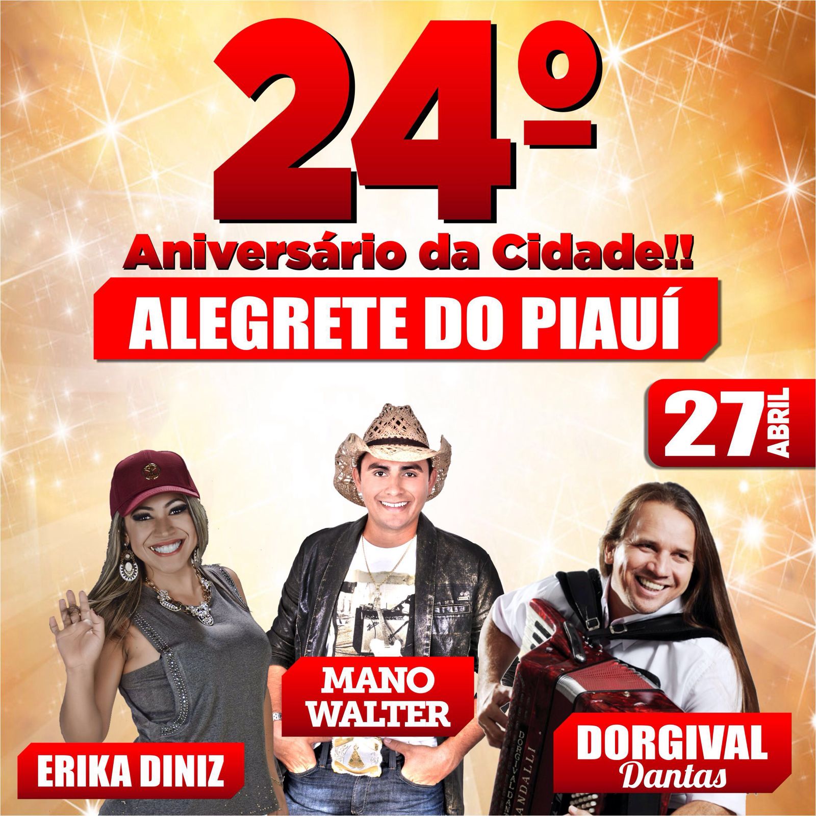 Prefeito Márcio Alencar anuncia atrações do aniversário de Alegrete