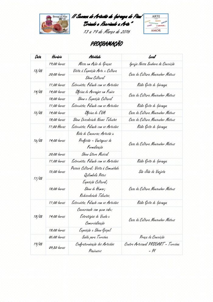 Começa Hoje a II Semana do Artesão Ipiranguense - Imagem 5