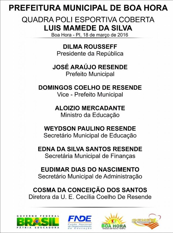 Prefeito de Boa Hora, Zé Resende inaugurará Ginásio Poliesportivo   - Imagem 2