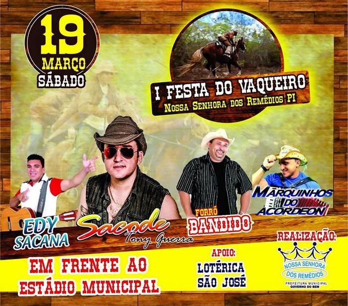 Município realizará 1º Festa do Vaqueiro - Imagem 1