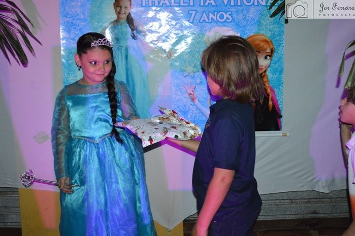 Aniversário de 07 aninhos da Tallyta Vitória tema Frozen - Imagem 25