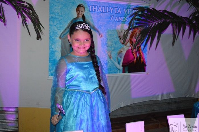 Aniversário de 07 aninhos da Tallyta Vitória tema Frozen - Imagem 5