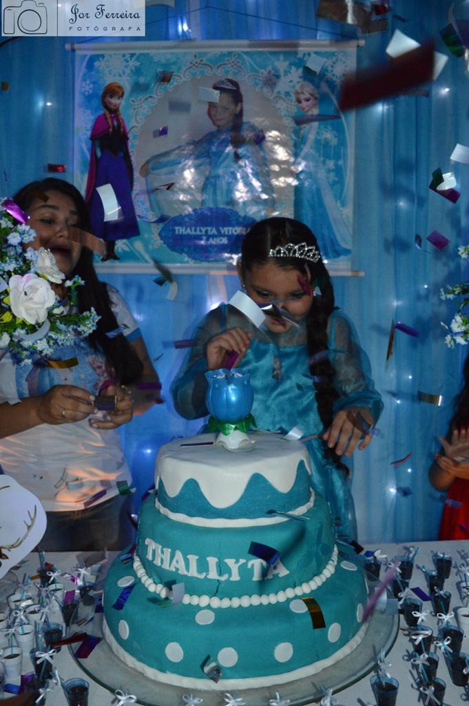 Aniversário de 07 aninhos da Tallyta Vitória tema Frozen - Imagem 28