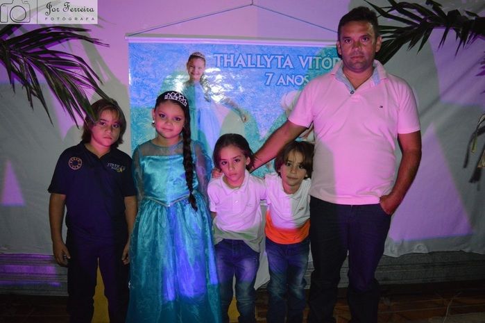 Aniversário de 07 aninhos da Tallyta Vitória tema Frozen - Imagem 26