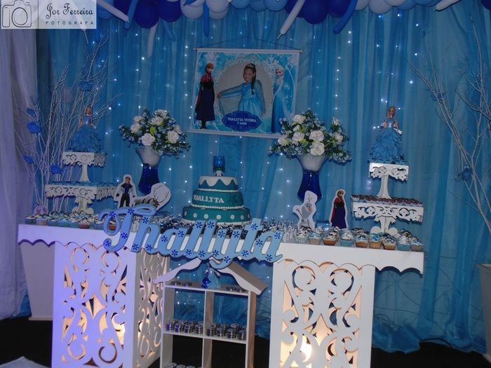 Aniversário de 07 aninhos da Tallyta Vitória tema Frozen - Imagem 42