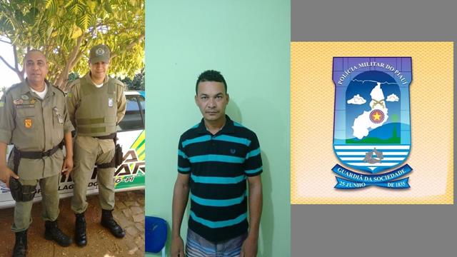 PM prende acusado de estupro de vulnerável em Lagoa do Sitio - Imagem 1