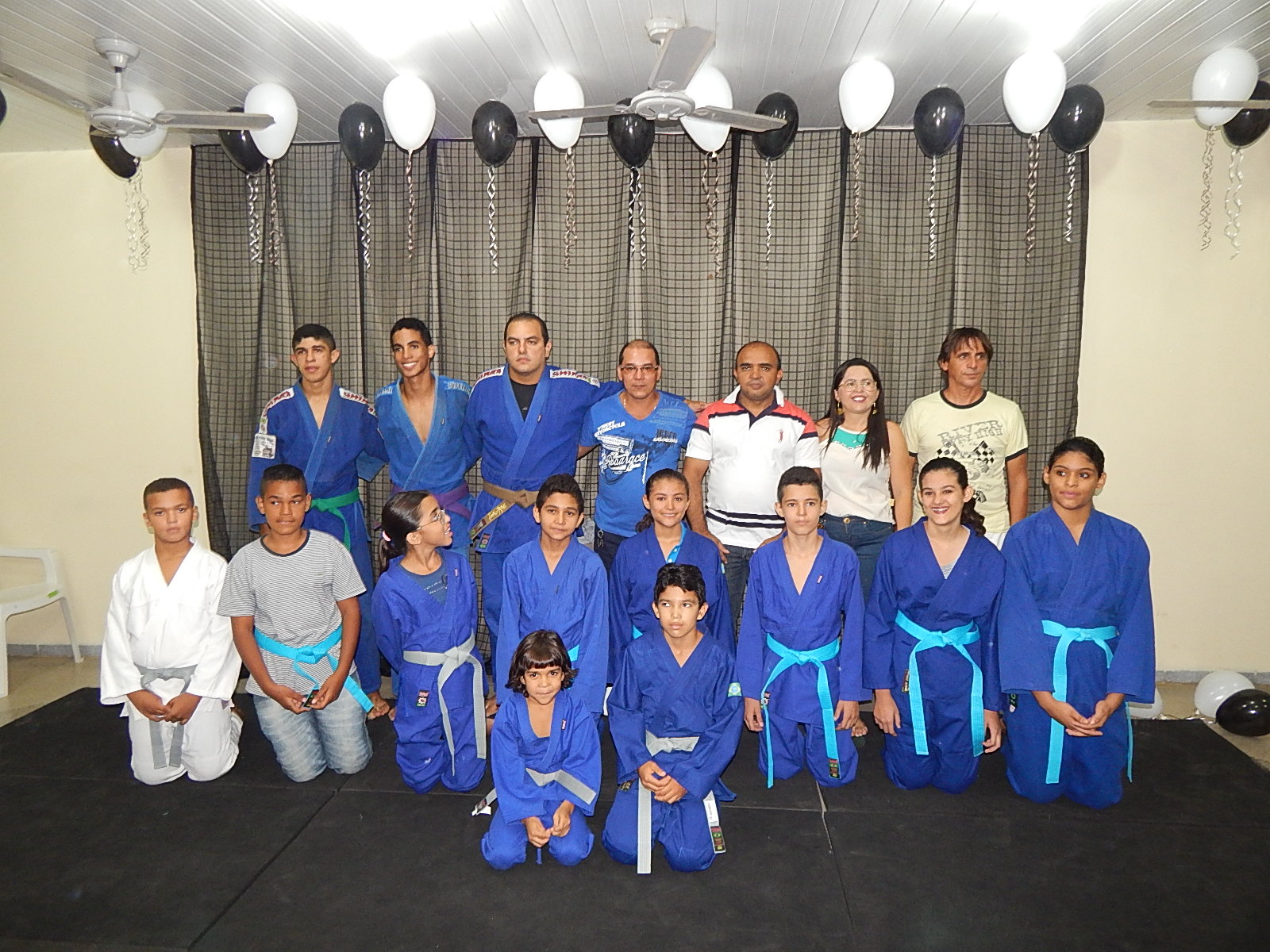 Alunos da Escolinha de Judô sobem de Nível e recebem a Troca de Fai