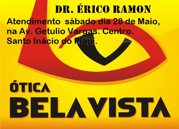 Ótica Bela Vista terá atendimento sábado 28 de Maio em Santo Inácio - Imagem 1