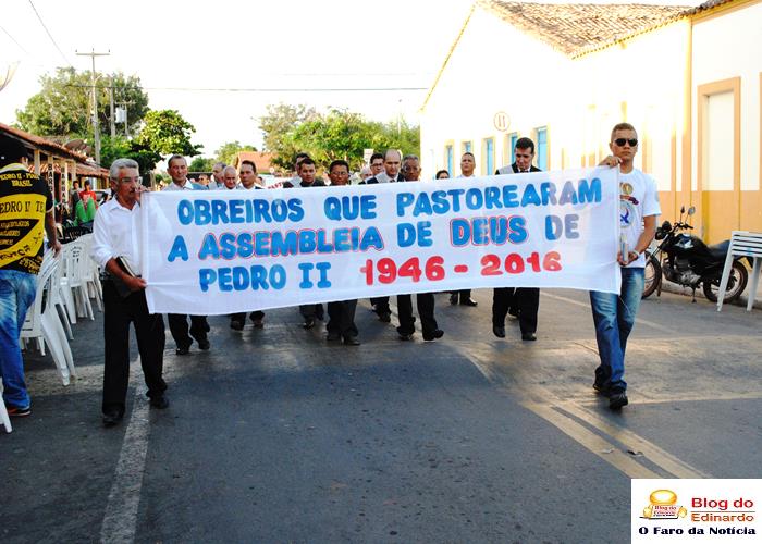 Assembleia de Deus comemora 70 anos de fundada em Pedro II - Imagem 80