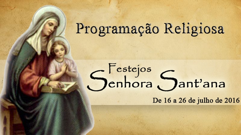Programação dos festejos de Senhora Sant’ana em Francinópolis