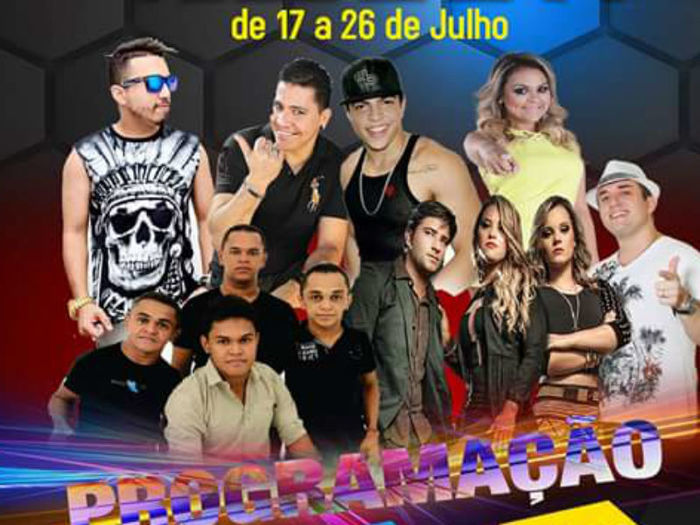Programação do  festejo de Arraial PI. - Imagem 1