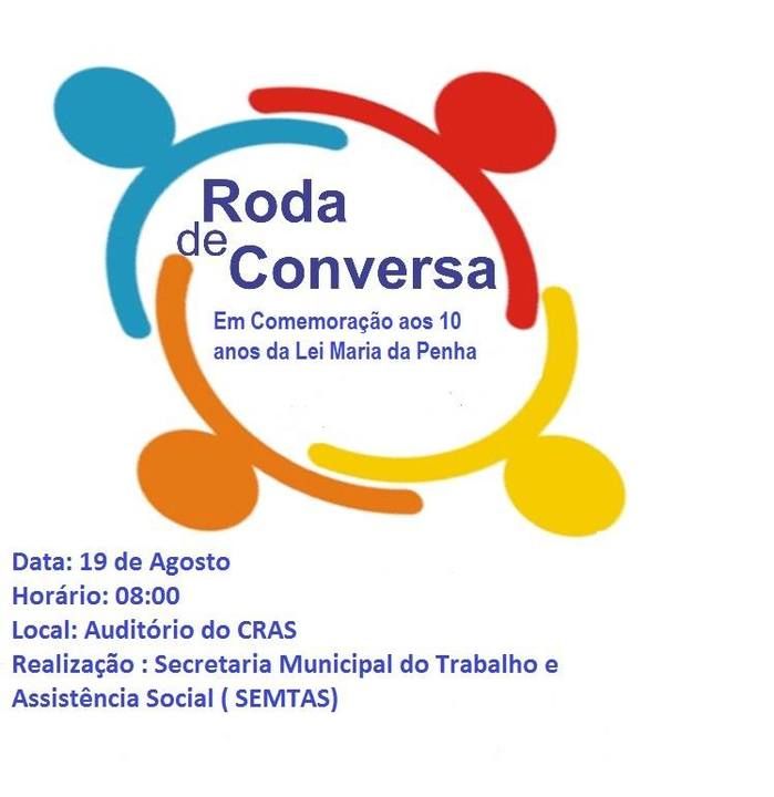 Convite para roda de conversa. - Imagem 1