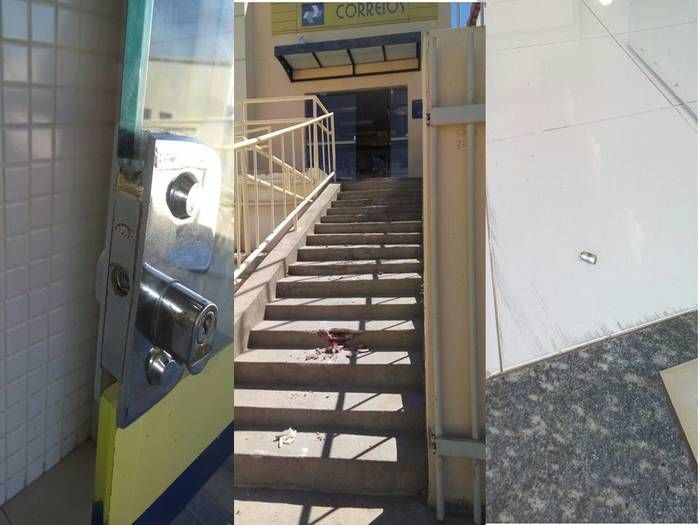 Agência foi assaltada na madrugada desta terça-feira