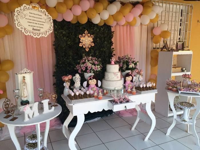 Celebração religiosa do Batizado de Maria Lucia. - Imagem 1