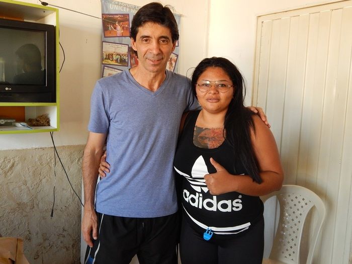 Mauro Galvão esteve com adolescentes e jogou com veterano. - Imagem 14