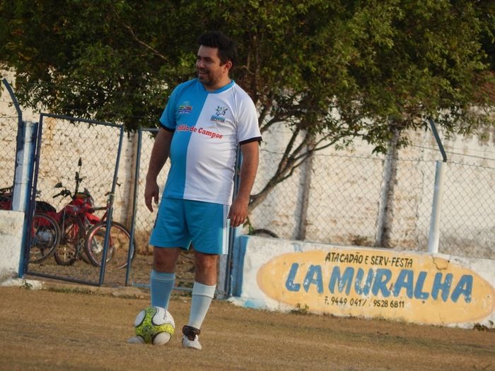 Mauro Galvão esteve com adolescentes e jogou com veterano. - Imagem 37