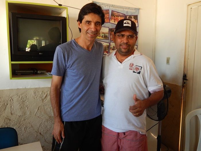 Mauro Galvão esteve com adolescentes e jogou com veterano. - Imagem 19