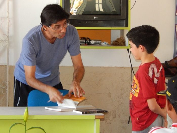 Mauro Galvão esteve com adolescentes e jogou com veterano. - Imagem 8