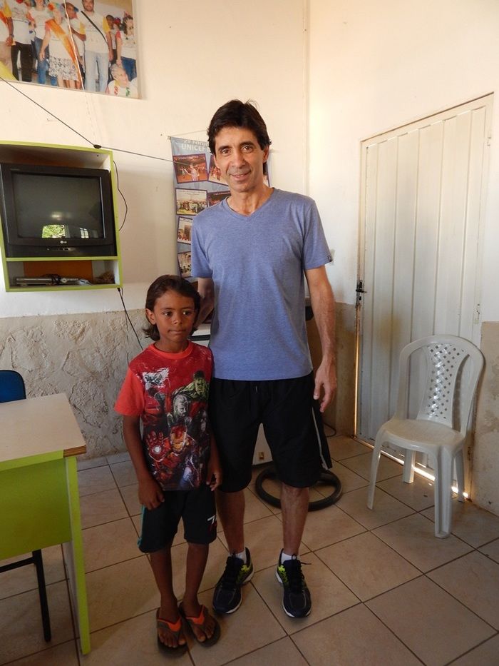 Mauro Galvão esteve com adolescentes e jogou com veterano. - Imagem 26