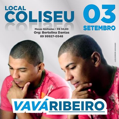 Neste sábado tem Vavá Ribeiro no Coliseu em Valença - Imagem 1
