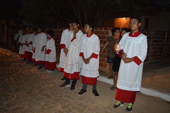 Procissão de abertura dos festejos Sagrado Coração de Jesus  - Imagem 1
