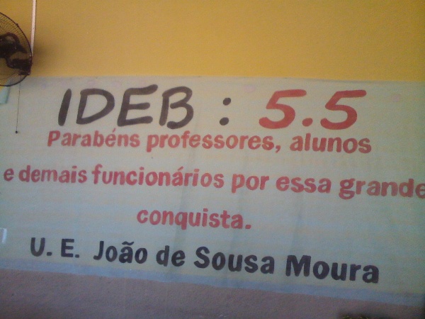 Escola João de Sousa Moura tem nota 5.5 no IDEB   - Imagem 1