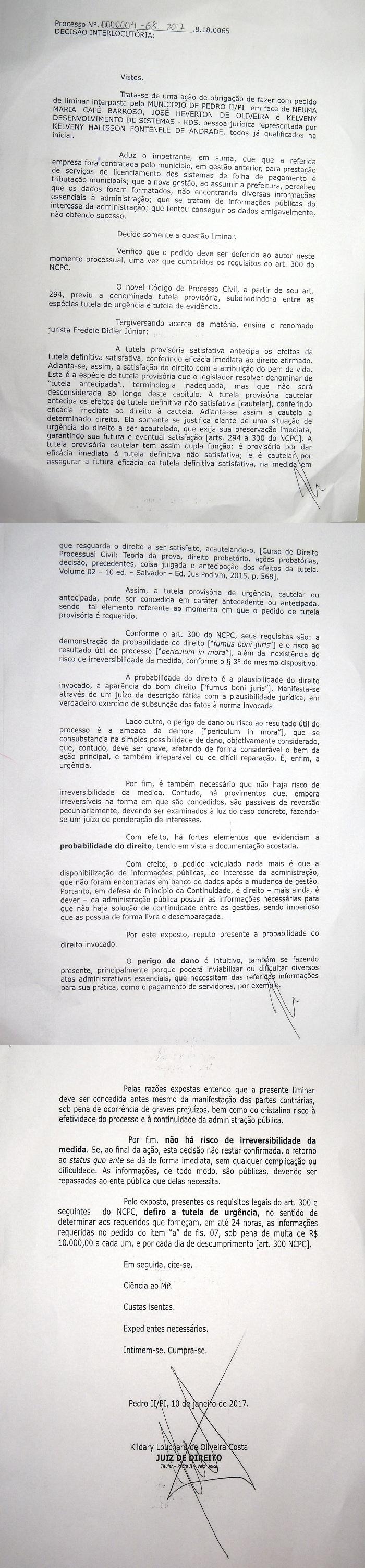 Gestão passada é obrigada devolver informações através de liminar - Imagem 2