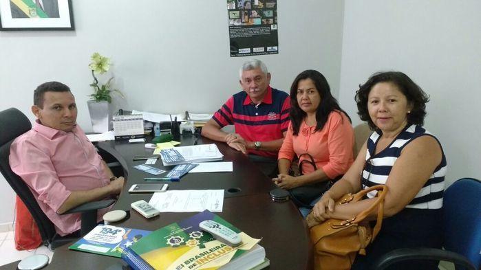 Prefeito de NSR participa de audiência com Secretário da SEID (Crédito: Paes Labdim)